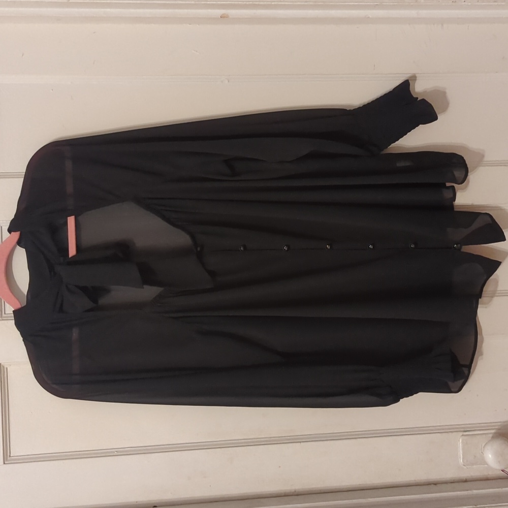 Romantic Goth Flowy Shirt